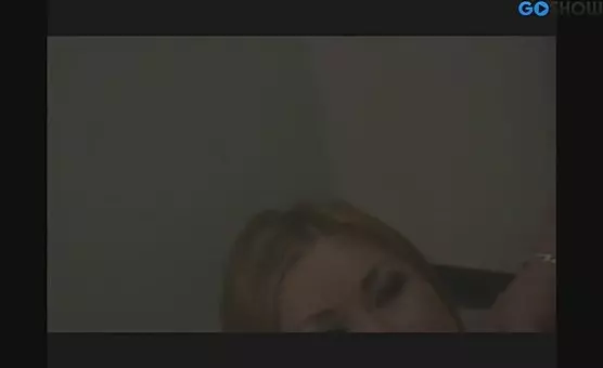 Busty Blonde Sucks Him Off to Eruption